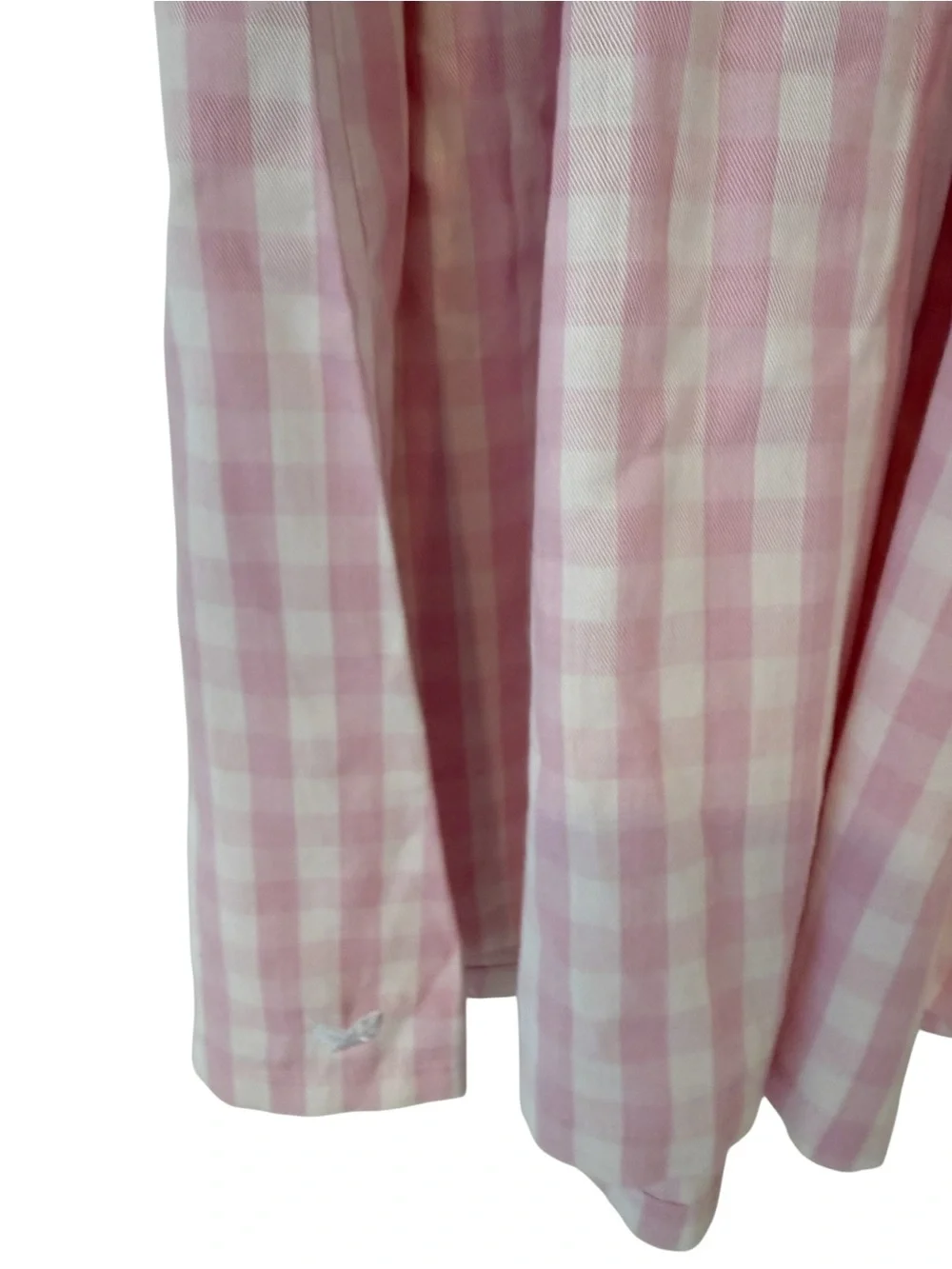 Petite Plume Gingham baby girl  Nightgown with Ruffle Front NWT 6-12 months